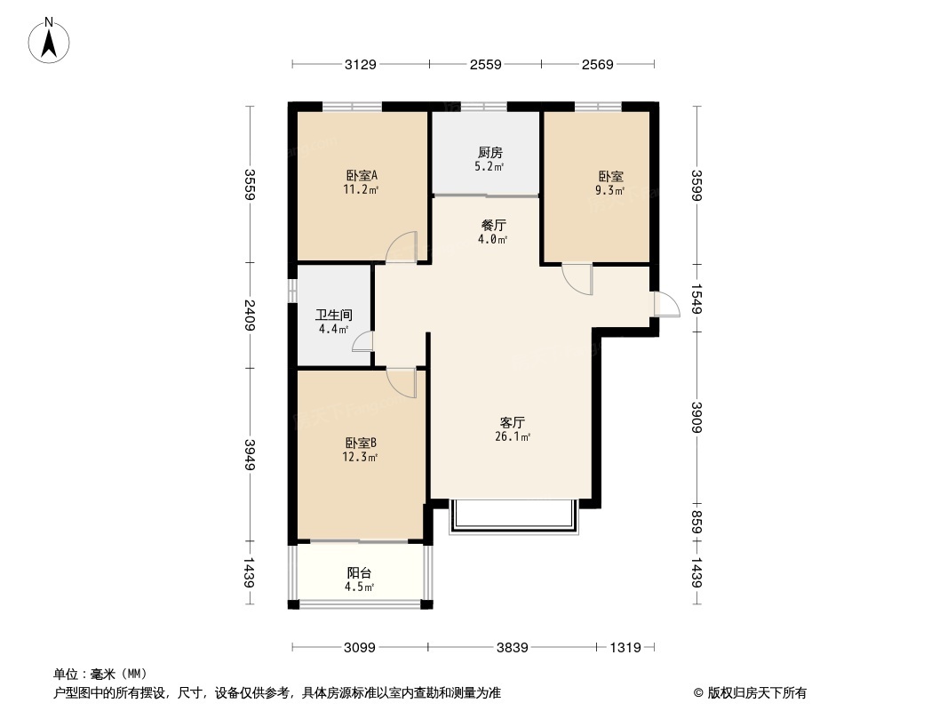 广厦阜熙户型图