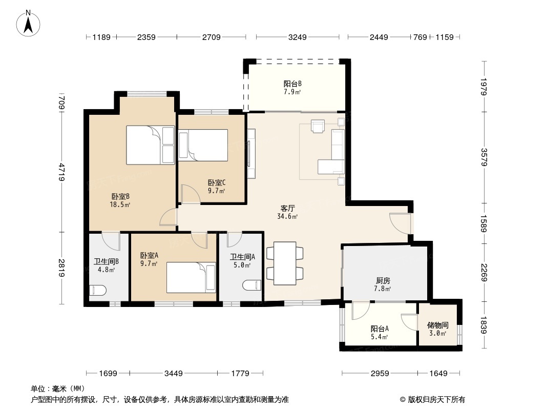 南沙碧桂园倚荔轩户型图