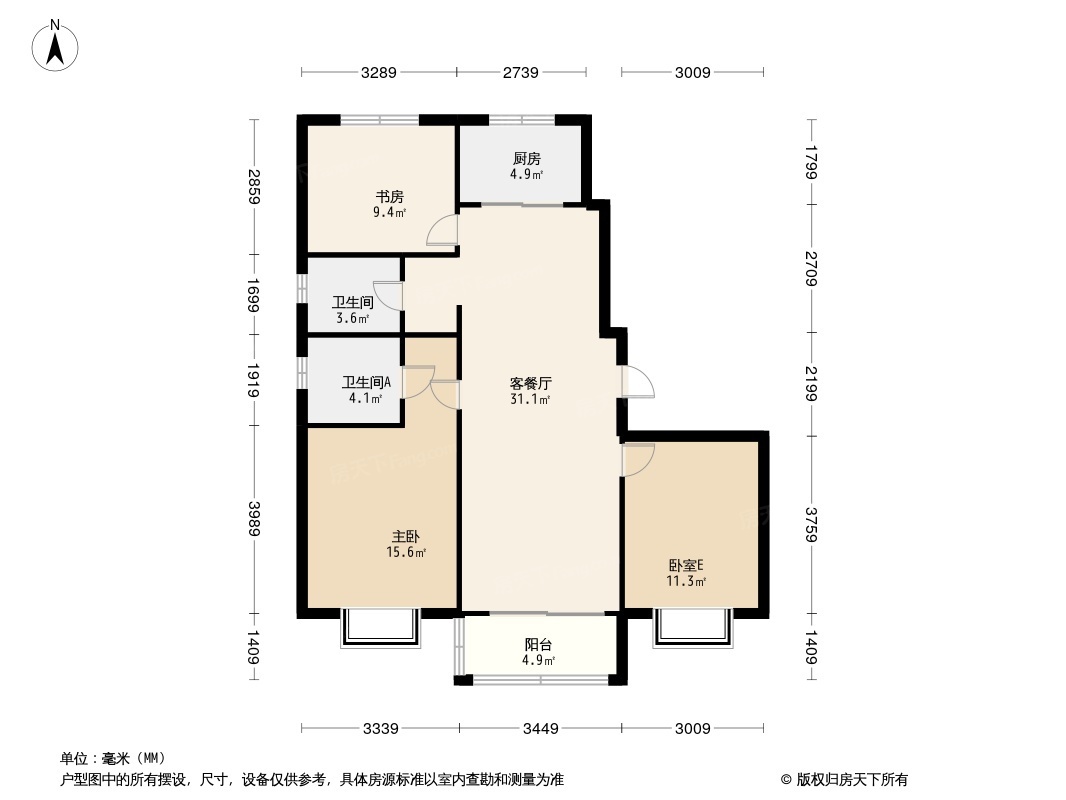 中房·馨美域户型图