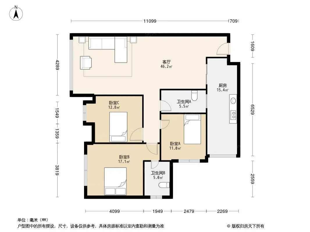 东城国际滨江新城户型图