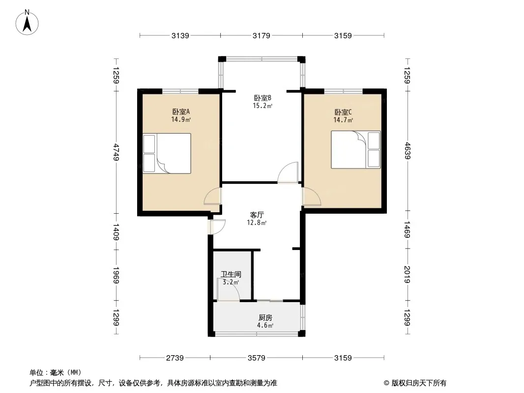 新源巷3号院户型图