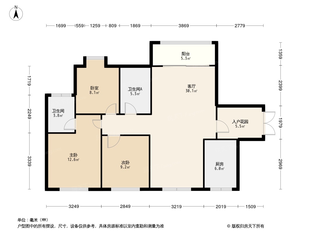 瑞达佳苑·理想家户型图