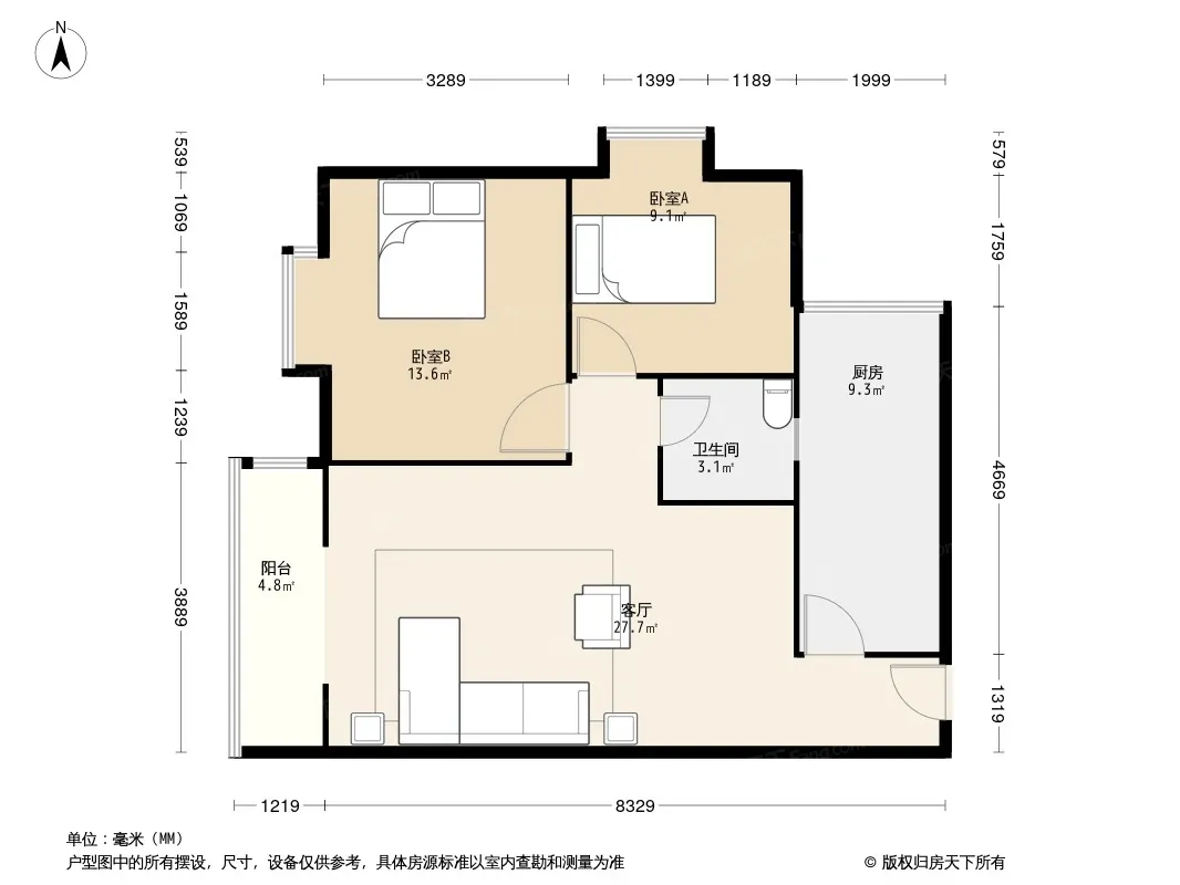 雄州新城九号花园户型图
