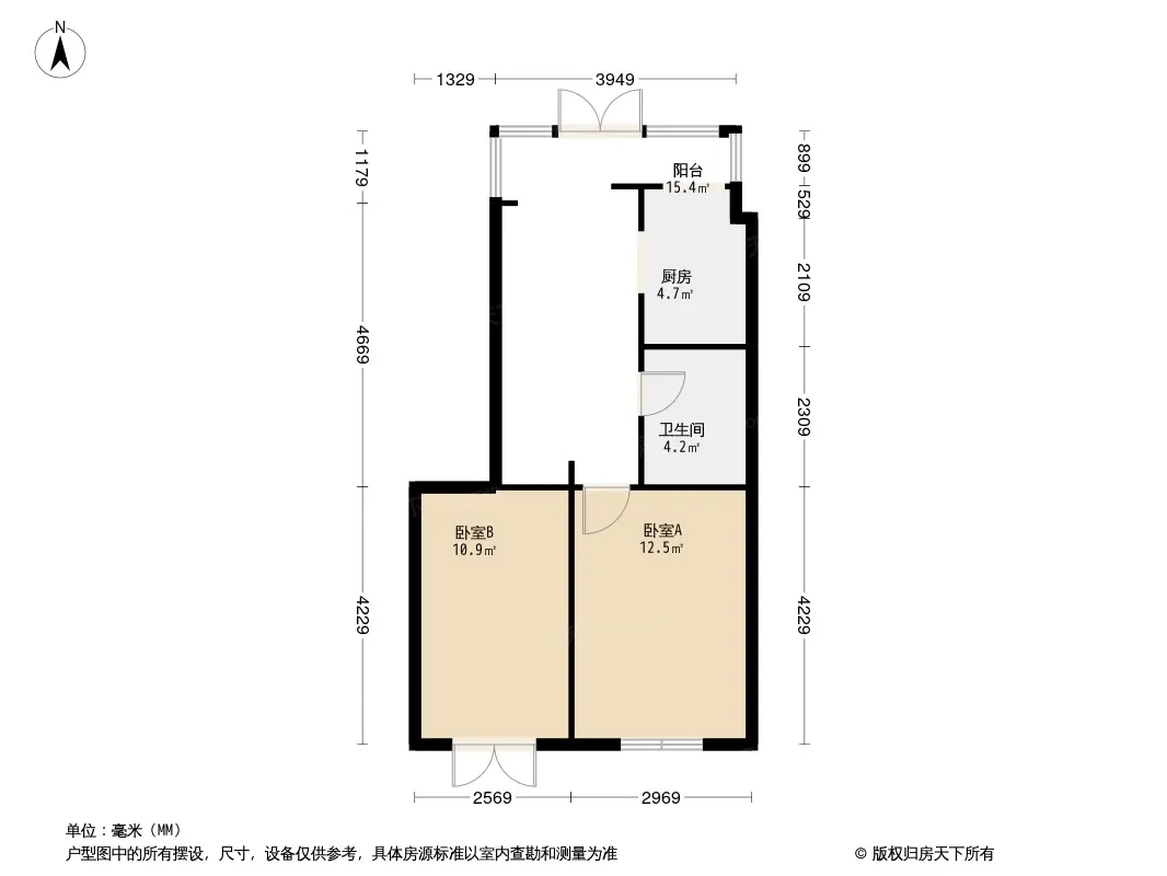 长影11宿舍户型图