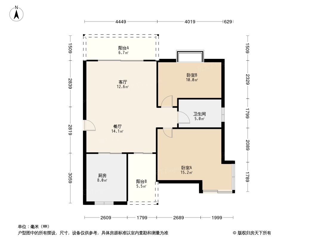 港鹏·公园印象户型图