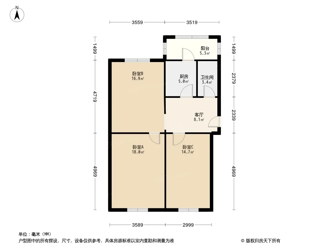城西乡政府宿舍户型图