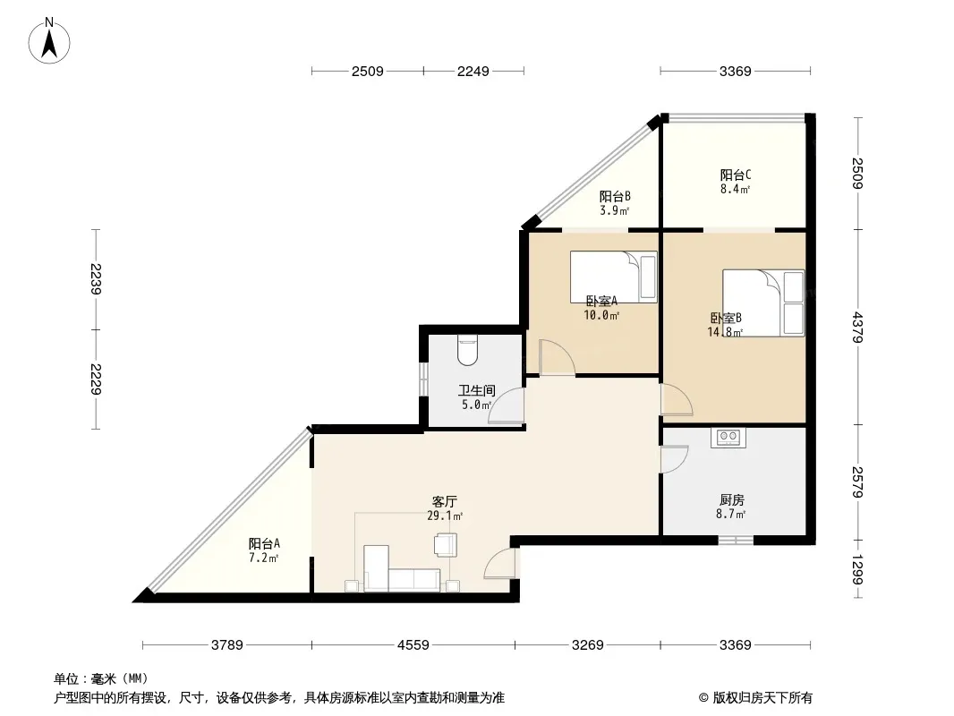 香江逸景户型图