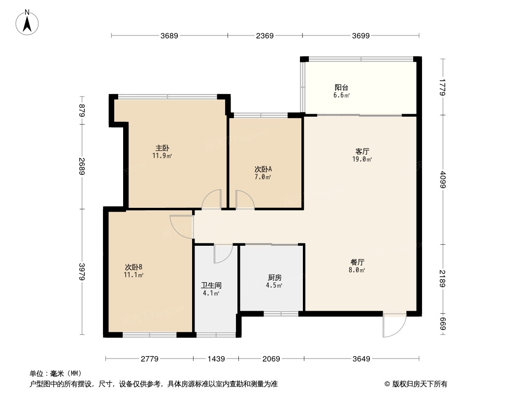 悦湖湾畔户型图