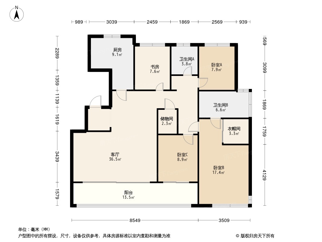 上坤·云栖时光户型图