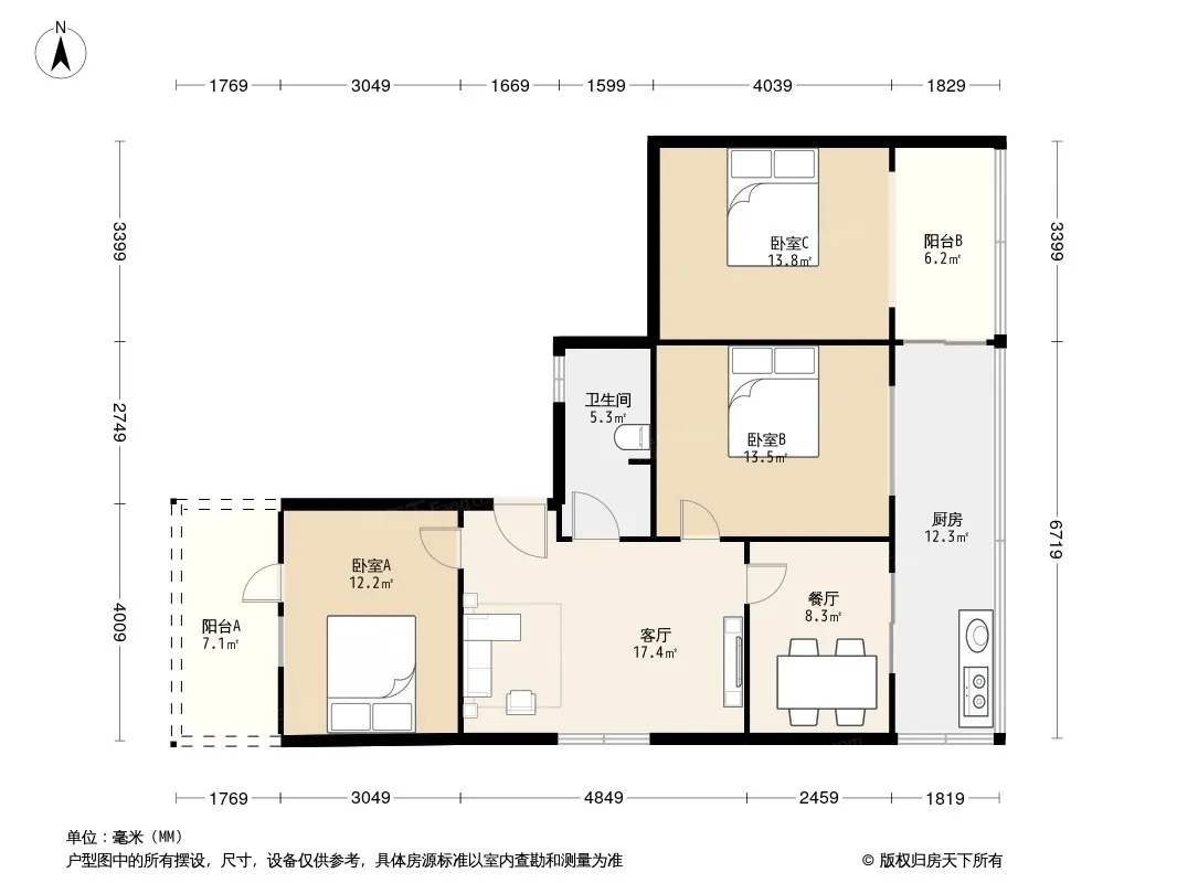肖家河北街88号院户型图