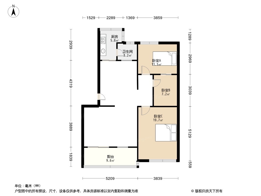 广州合成材料研究院宿舍户型图