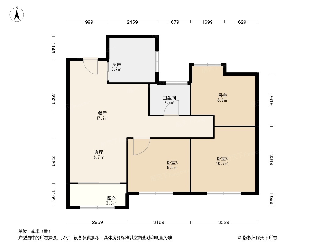 万达钻石湾户型图