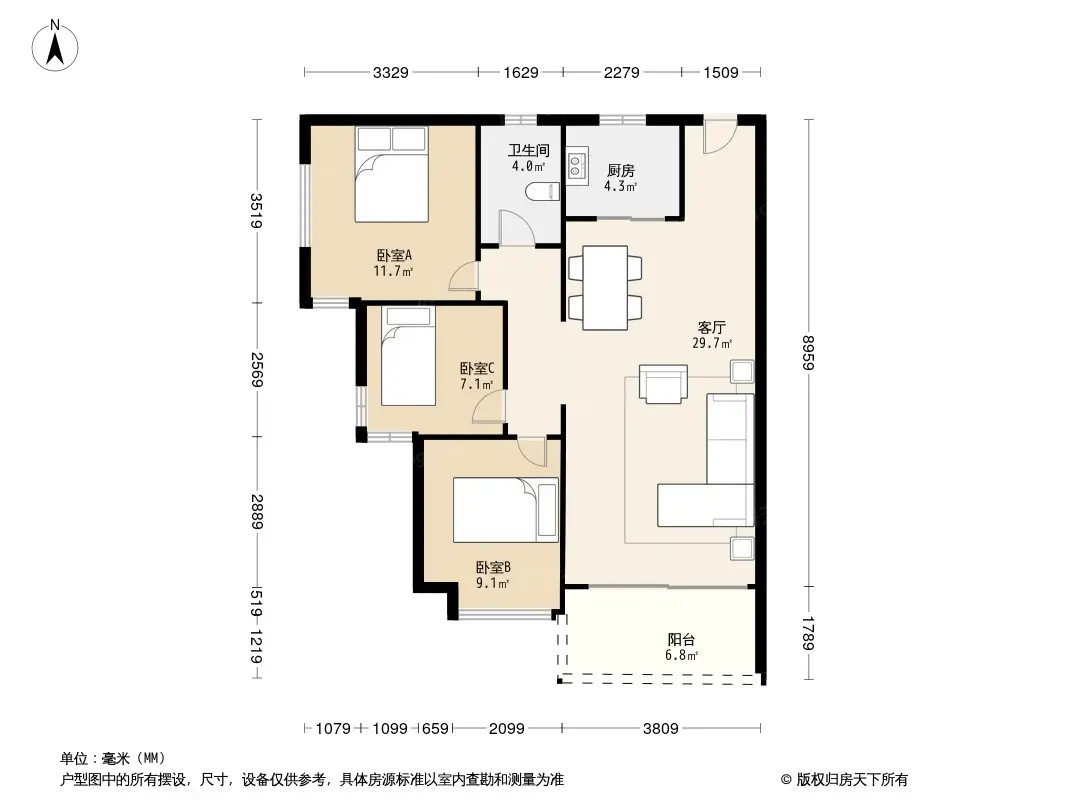 龙津世家户型图