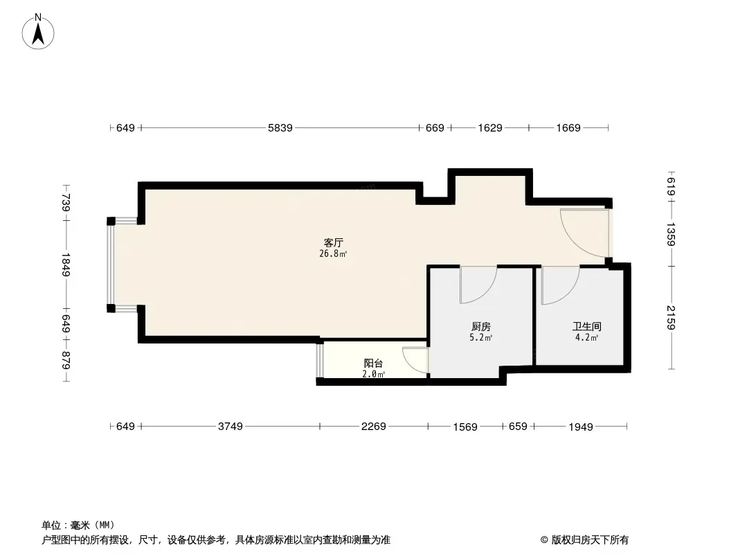 金府SOHO户型图