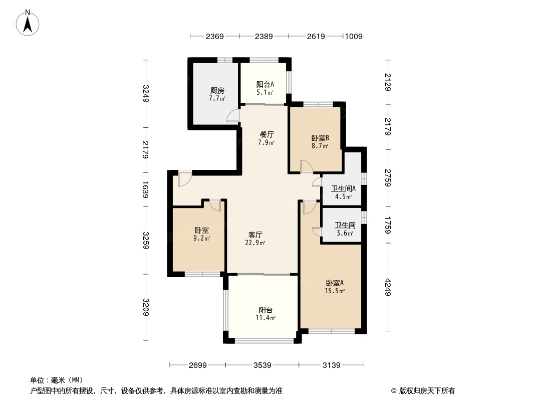 绿中海户型图