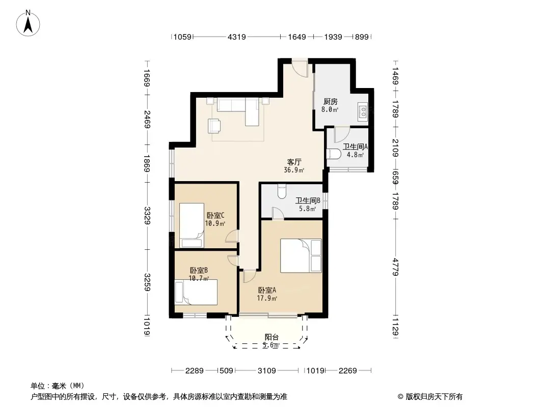 富宏花园户型图