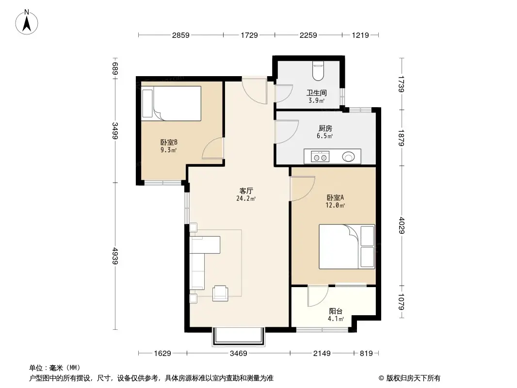 胜通海岸户型图