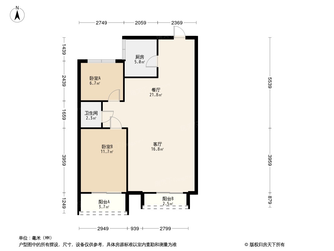 泰华·梧桐苑户型图