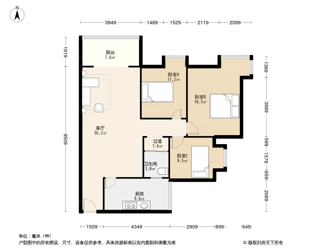 世外桃苑户型图