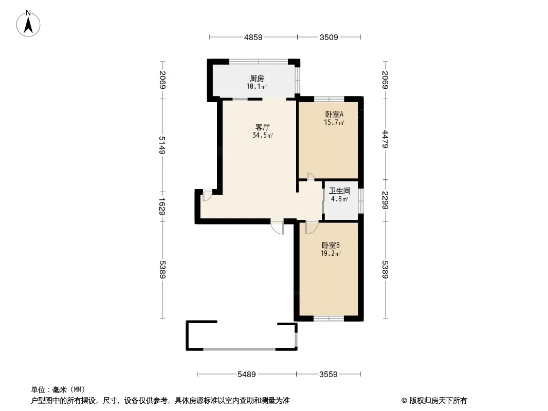 检察院宿舍户型图