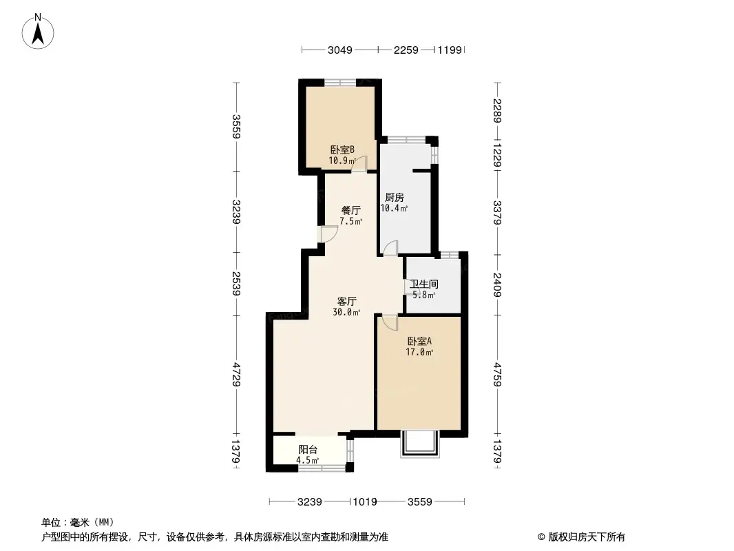 泰富橄榄树别墅户型图