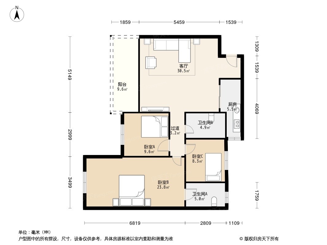 华苑楼户型图