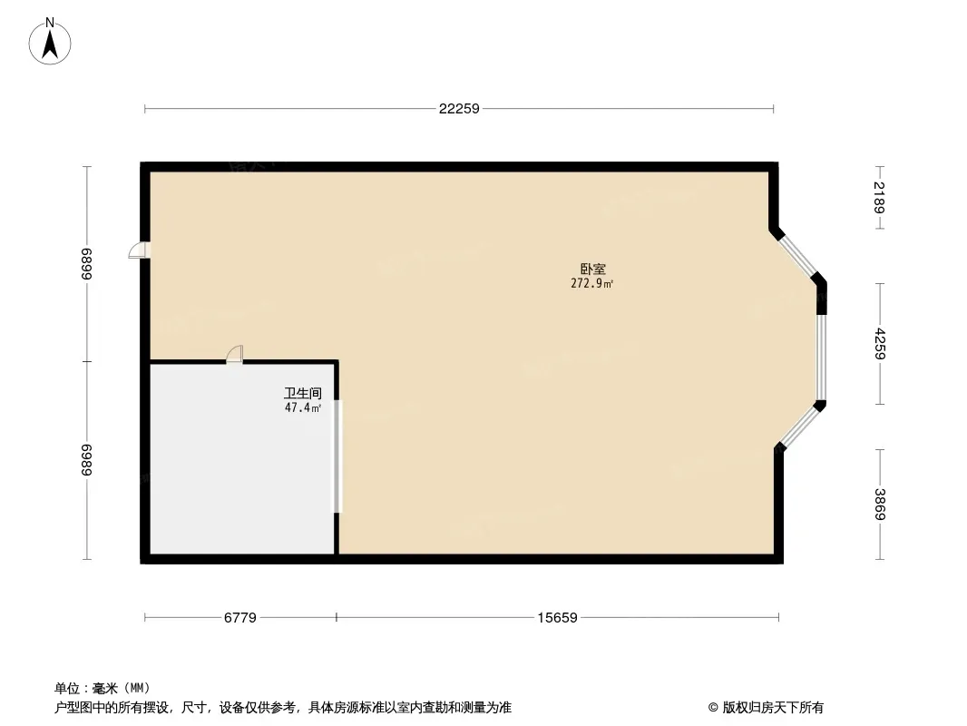 河畔康成酒店户型图