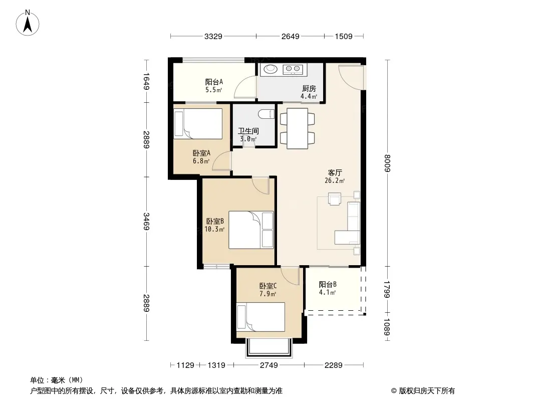 置信丽都楠庭户型图