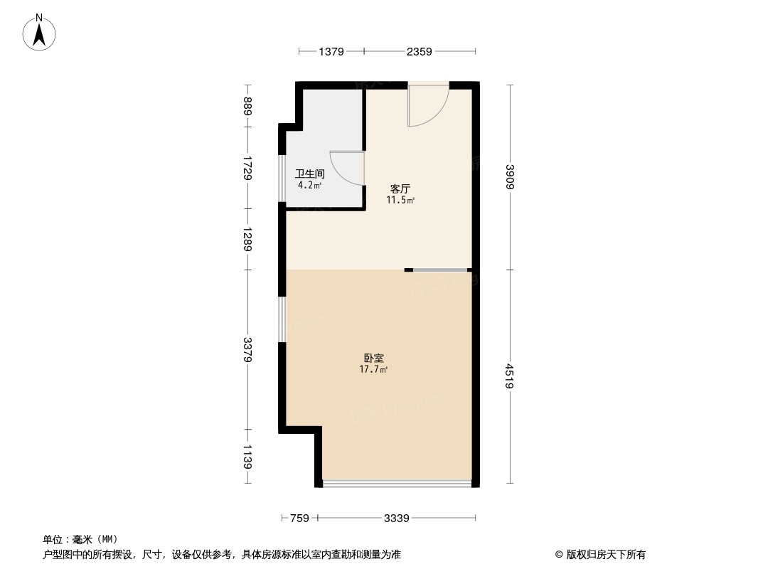 金科星耀天都公寓户型图