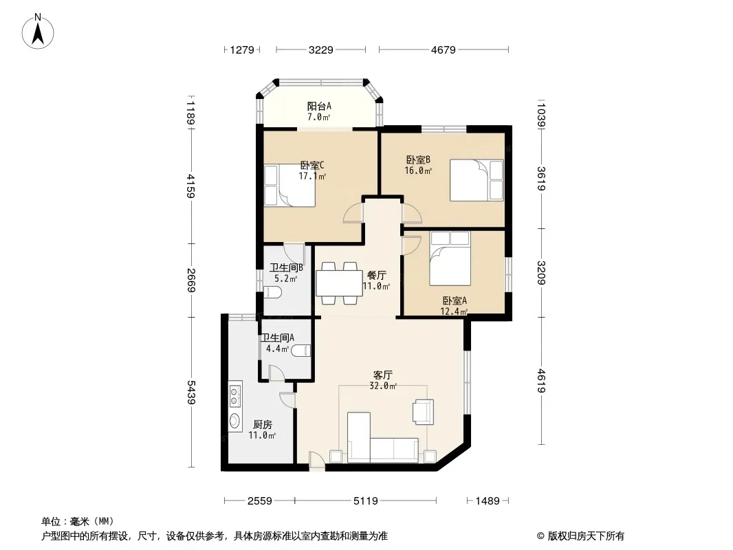 大慈寺路28号院户型图