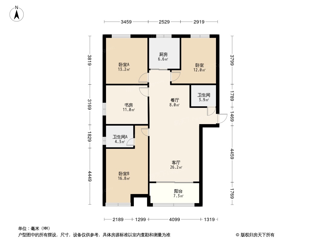 房天下>洛阳新房>楼盘资讯>正文>中弘·中央广场主力户型有4室2厅2卫1