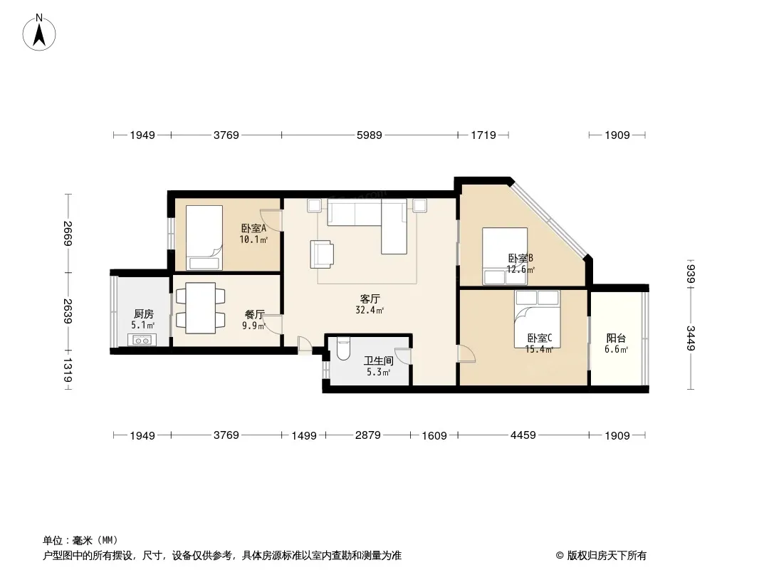 金沙苑公寓户型图
