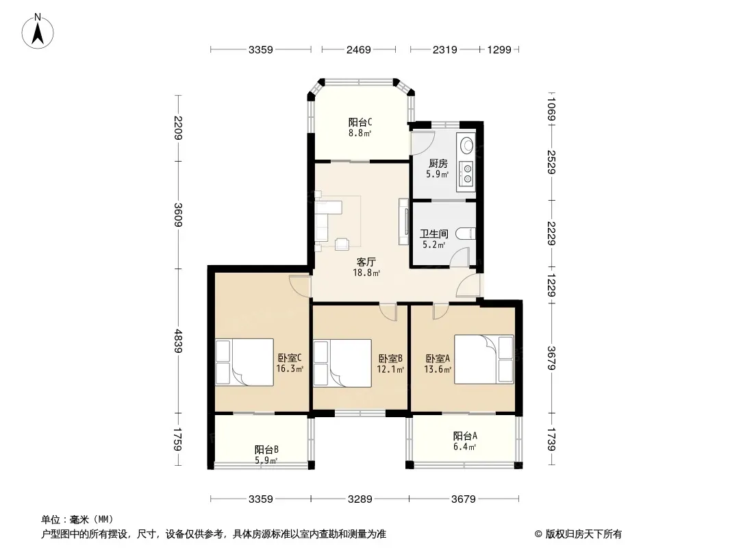 兴蓉南一巷7号院户型图