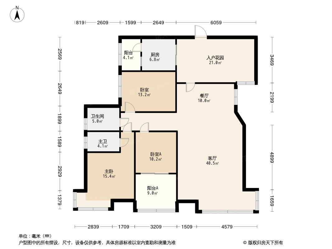 在水一方户型图