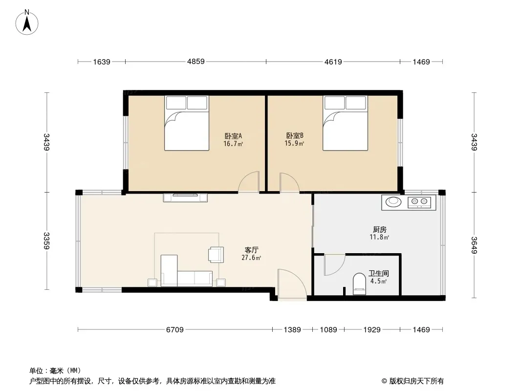 兴蓉街6号院户型图