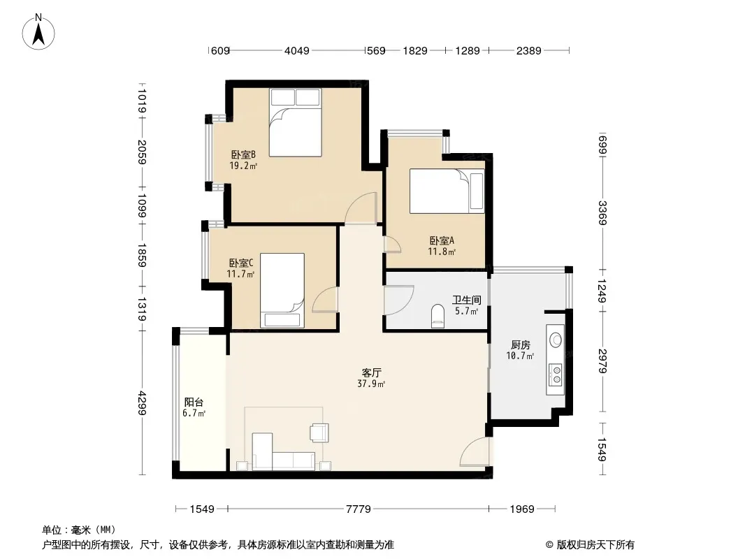 河韵南苑户型图