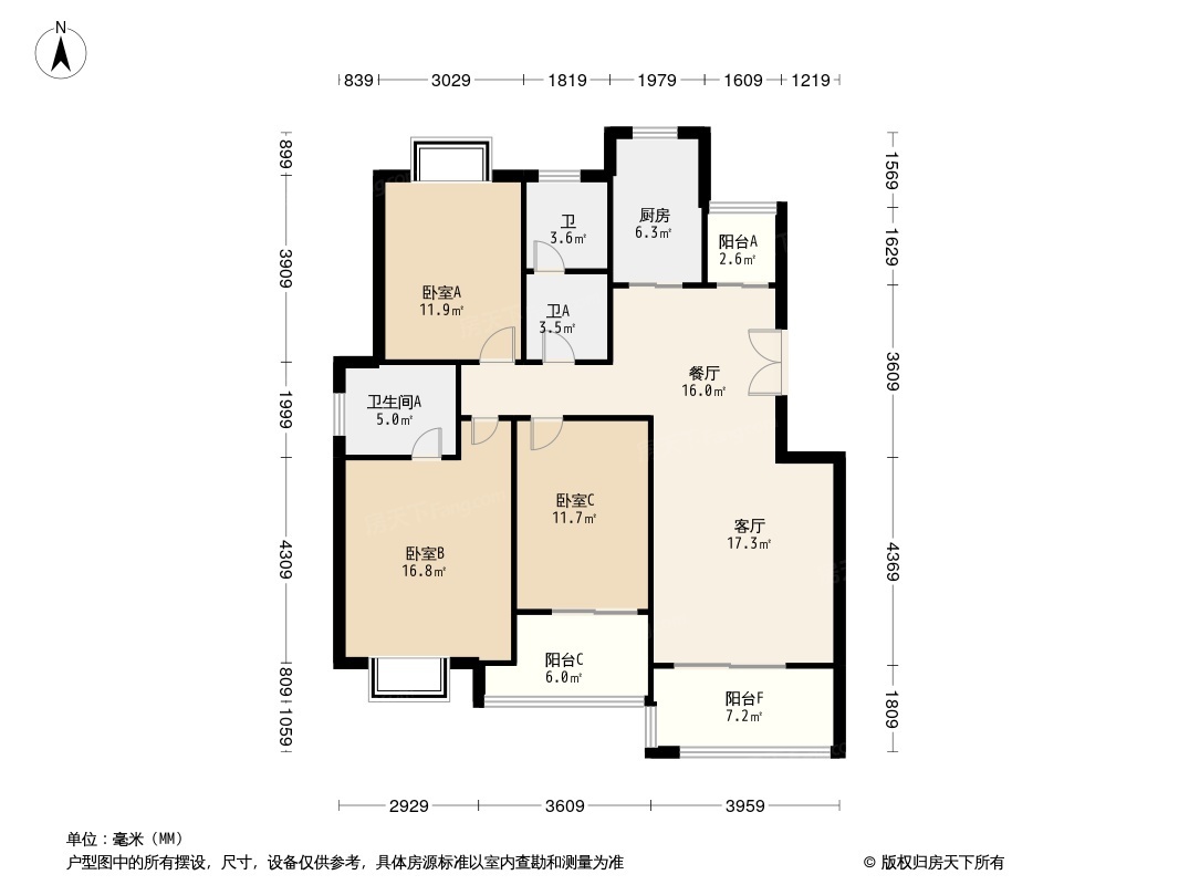 锦博佳园户型图