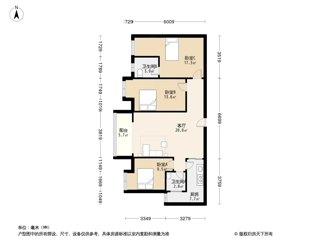 公园印象户型图