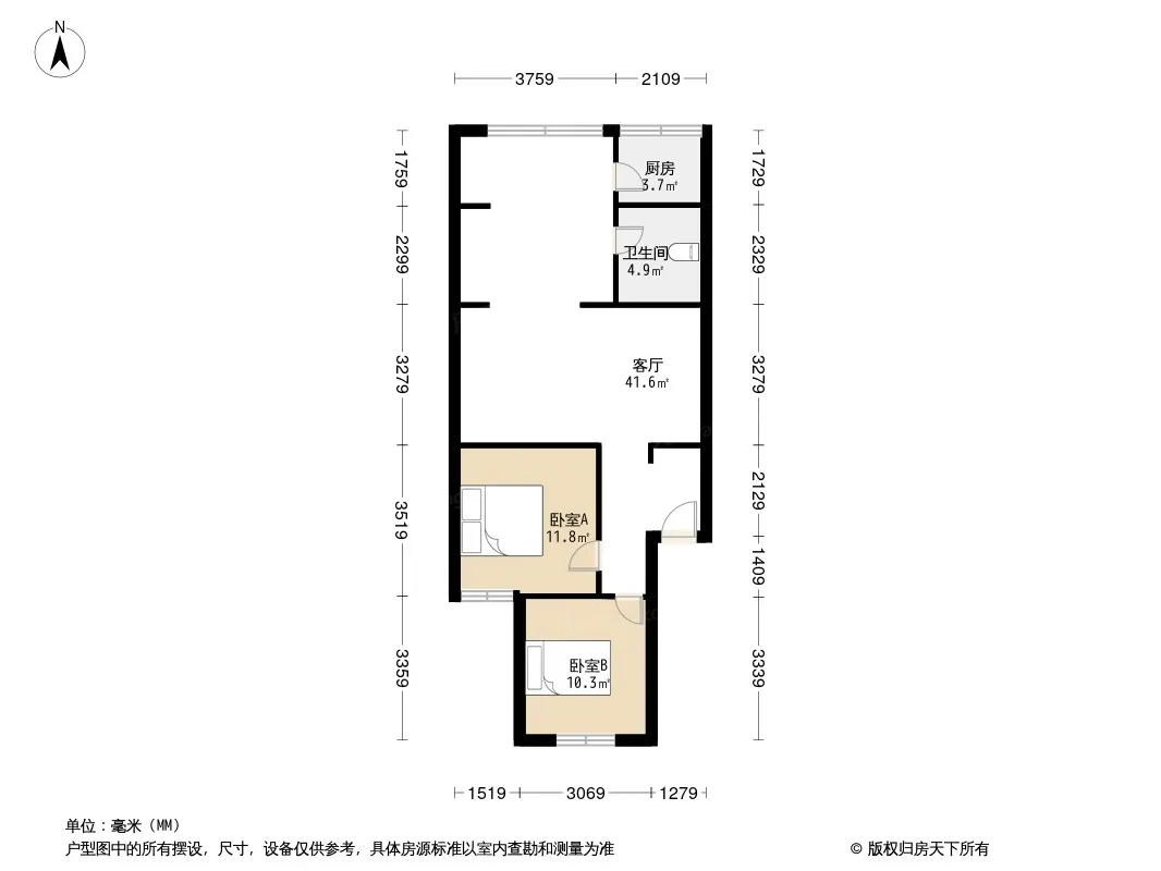 马家花园路9号院户型图