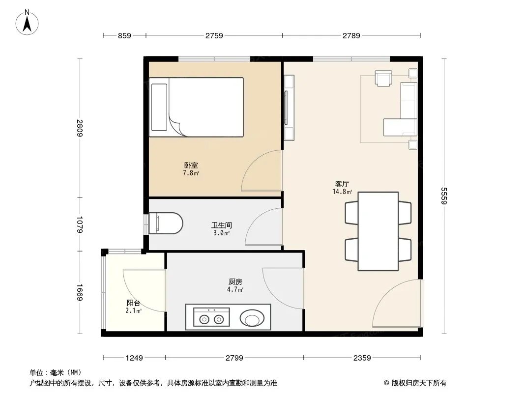 仁和街115号院户型图