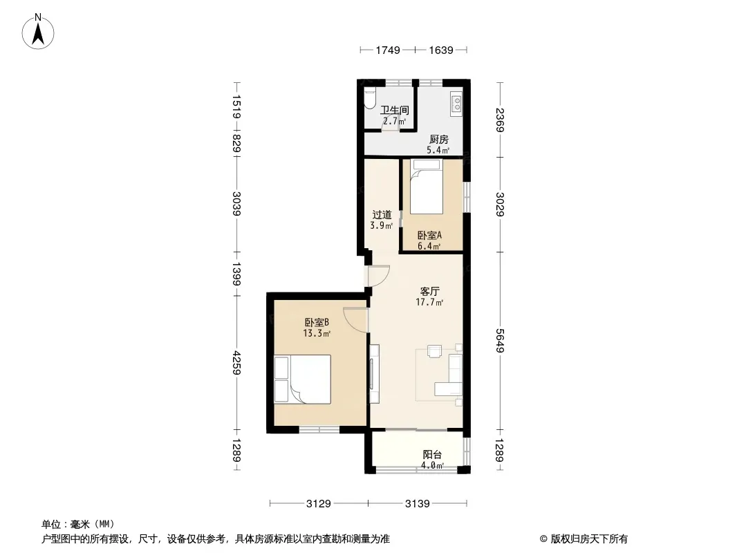 抚琴街1号院户型图
