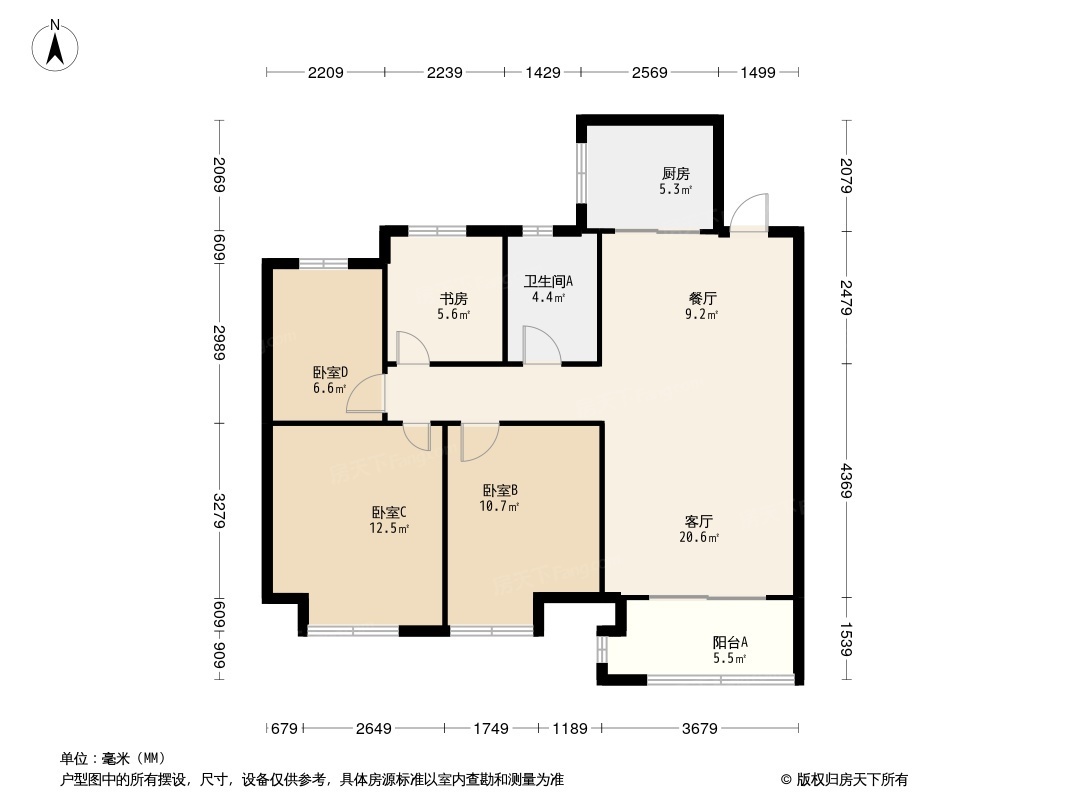 中海十里丹堤户型图