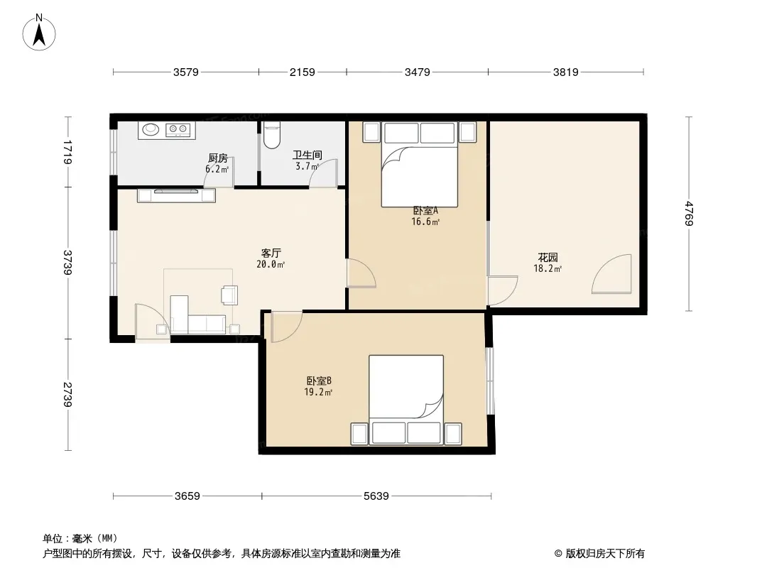 洗面桥巷2号户型图