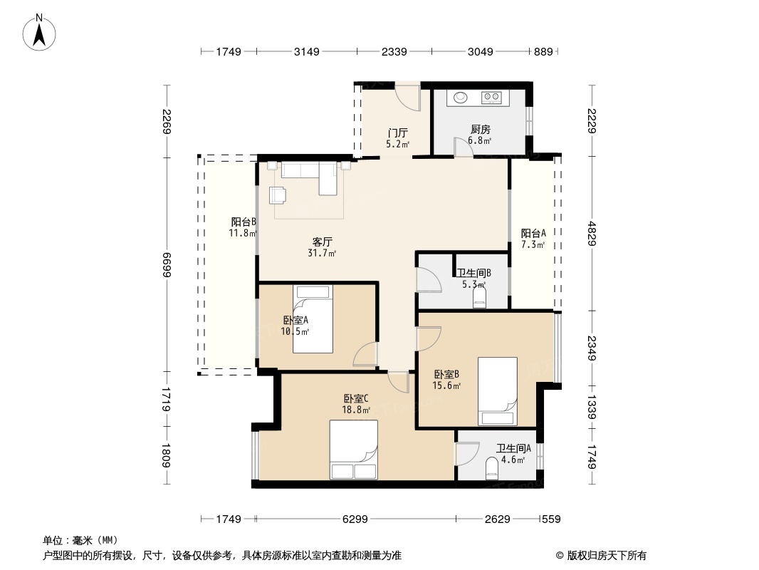 温江一地户型图