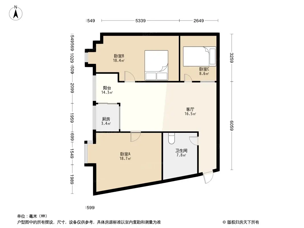 翠怡大厦户型图