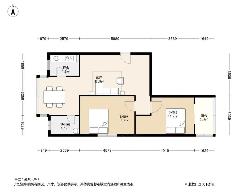 花圃路6号院户型图