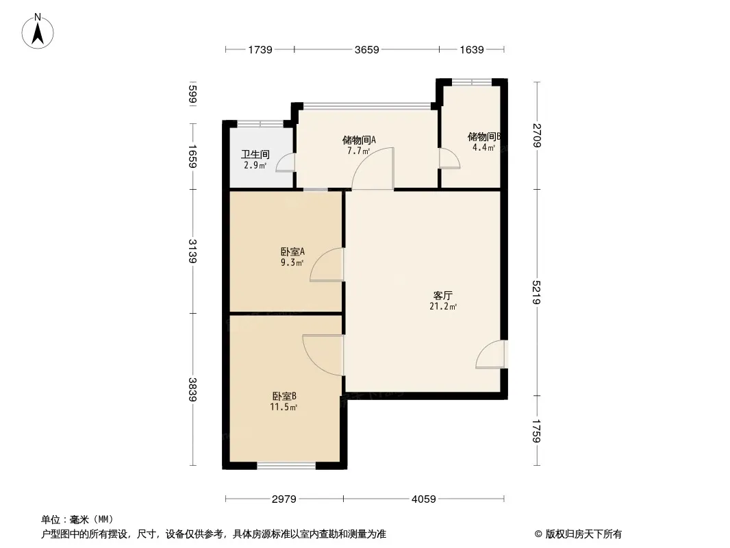 赛云台北路7号户型图