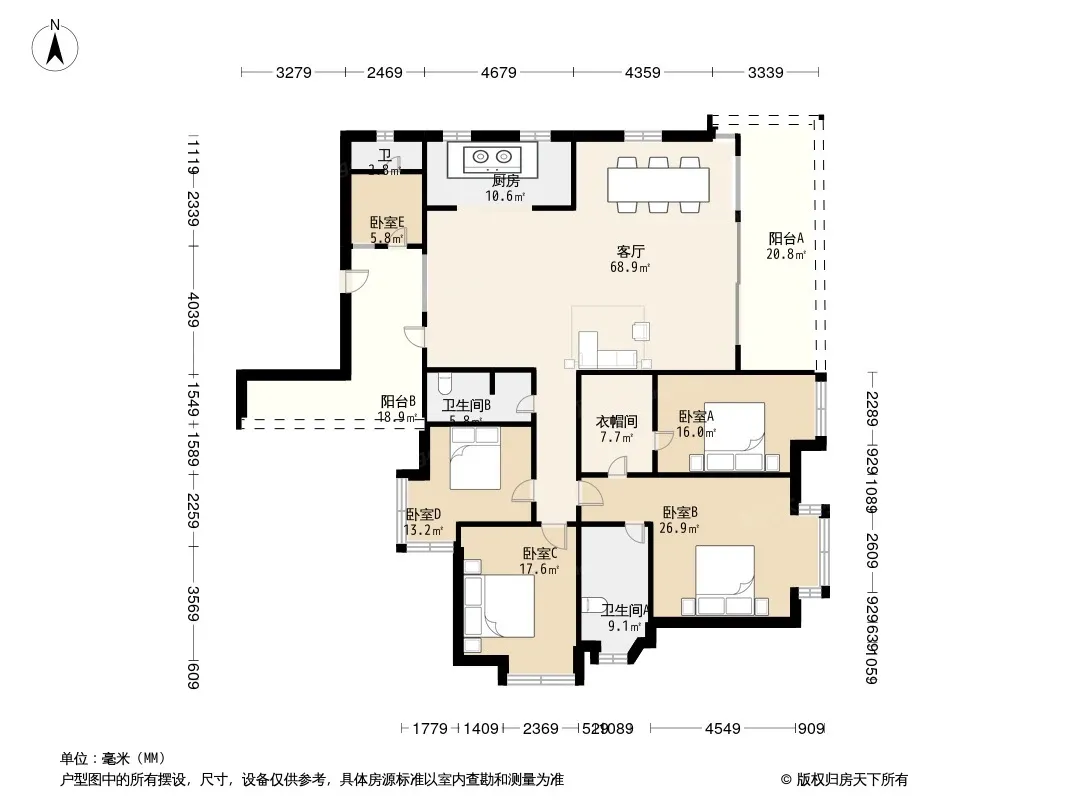 北京城建龙樾湾别墅户型图