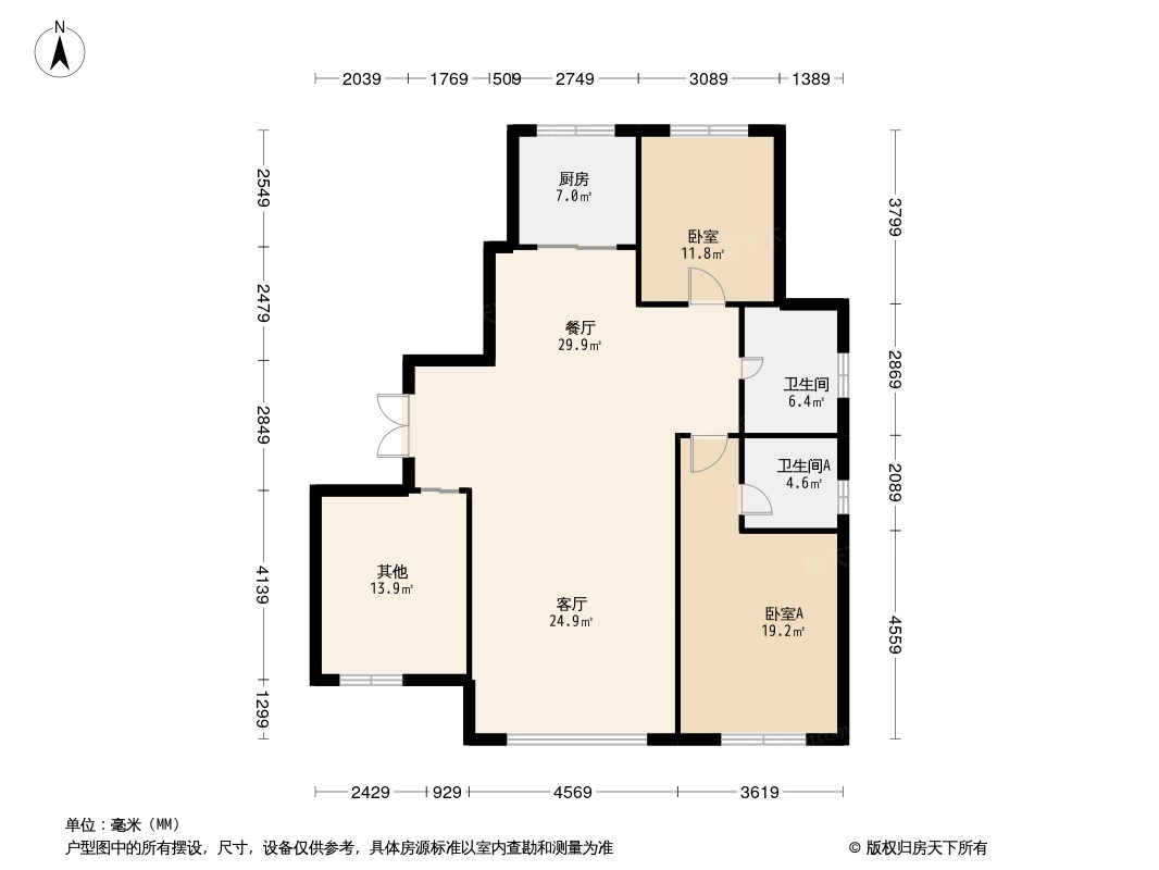 万锦云玺户型图