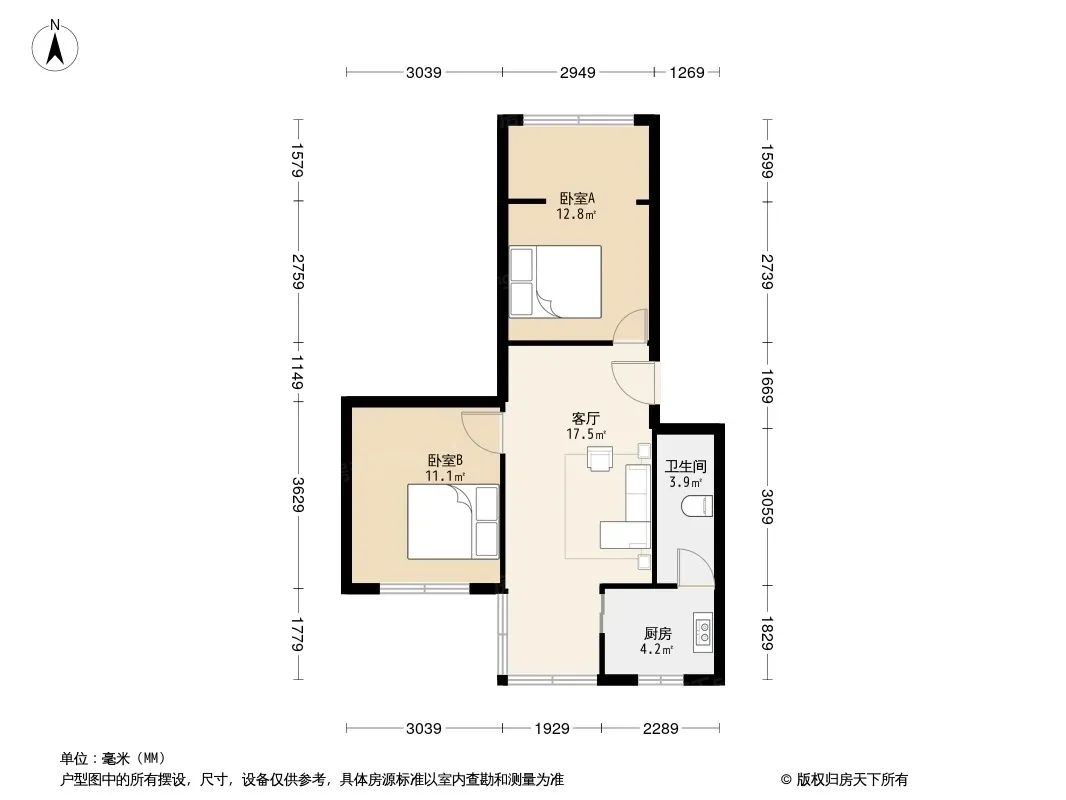 草堂北路4号院户型图